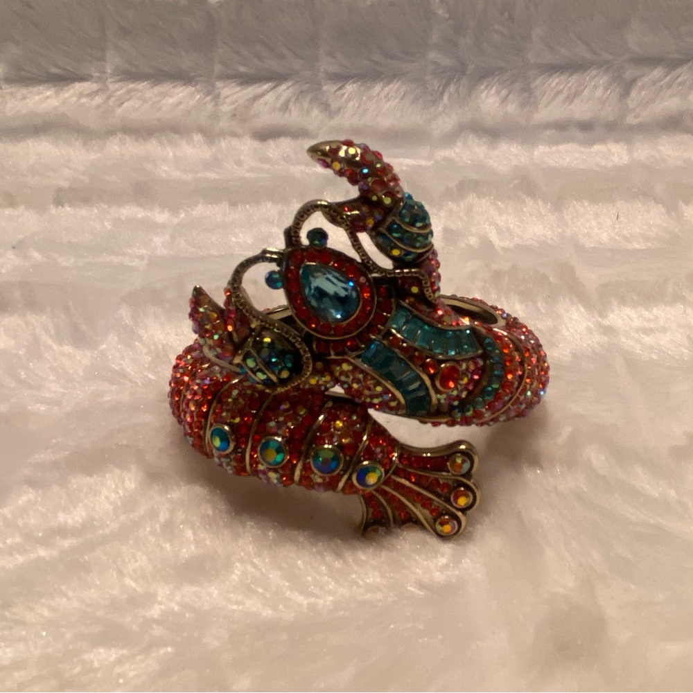 Heidi Daus Red and Blue Lobster Crystal Bracelet - Picture 4 of 6